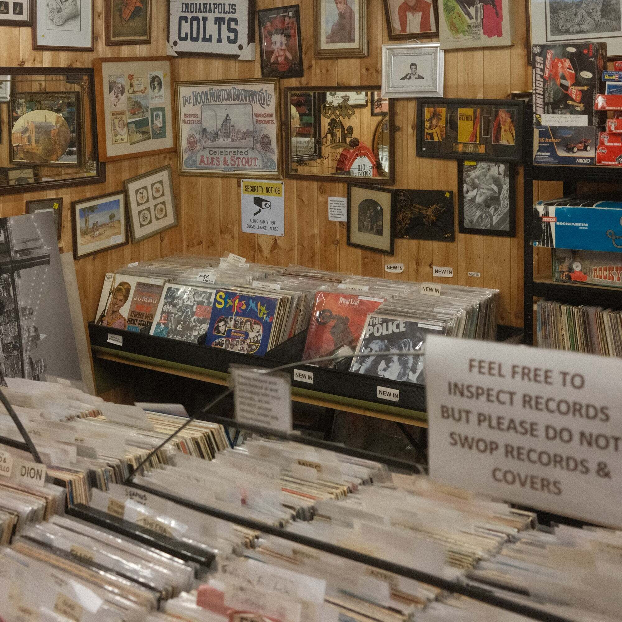 Large selection of vinyl